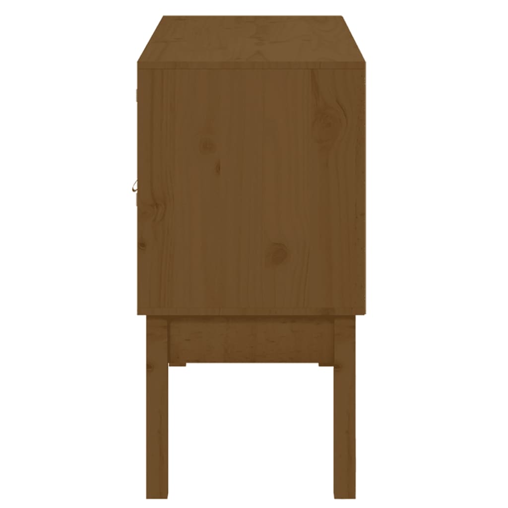 Dressoir 110X40X78 Cm Massief Grenenhout Honingbruin