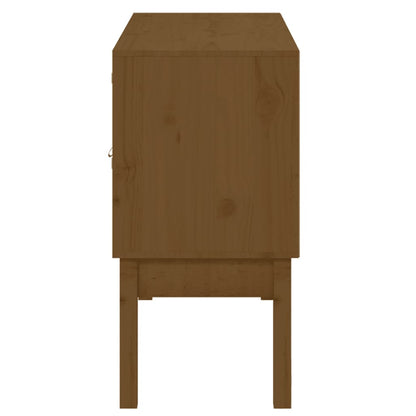 Dressoir 110X40X78 Cm Massief Grenenhout Honingbruin
