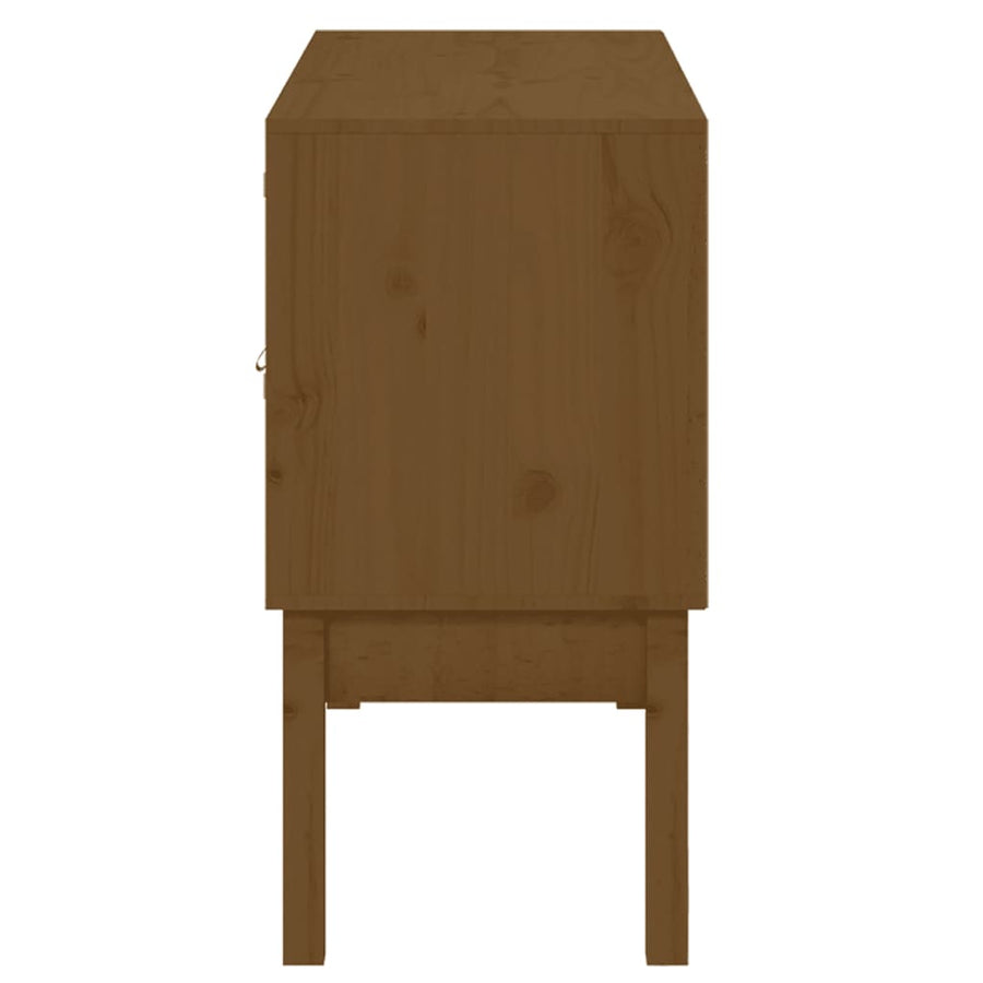 Dressoir 110X40X78 Cm Massief Grenenhout Honingbruin