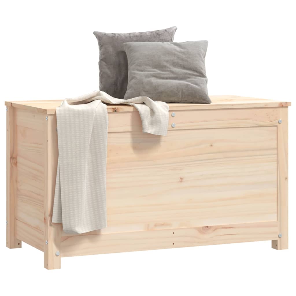 Opbergbox 80X40X45,5 Cm Massief Grenenhout