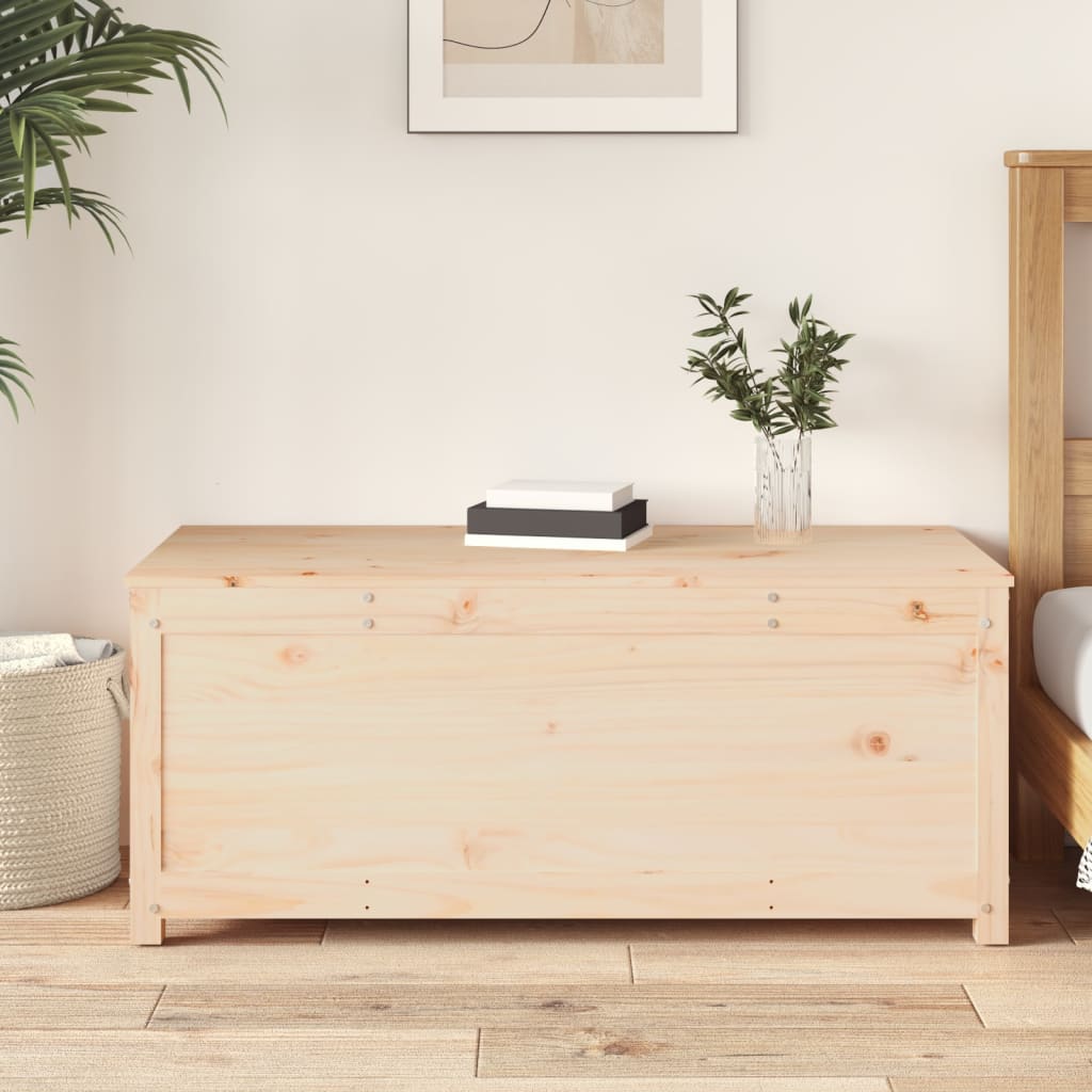Opbergbox 110X50X45,5 Cm Massief Grenenhout
