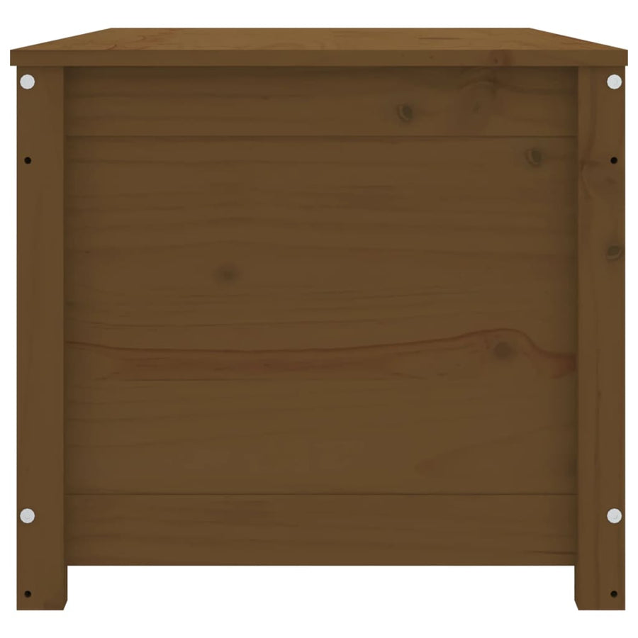 Opbergbox Honingbruin 110X50X45,5 Cm Massief Grenenhout