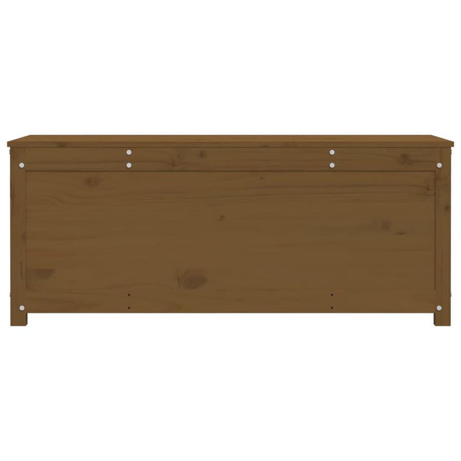 Opbergbox Honingbruin 110X50X45,5 Cm Massief Grenenhout