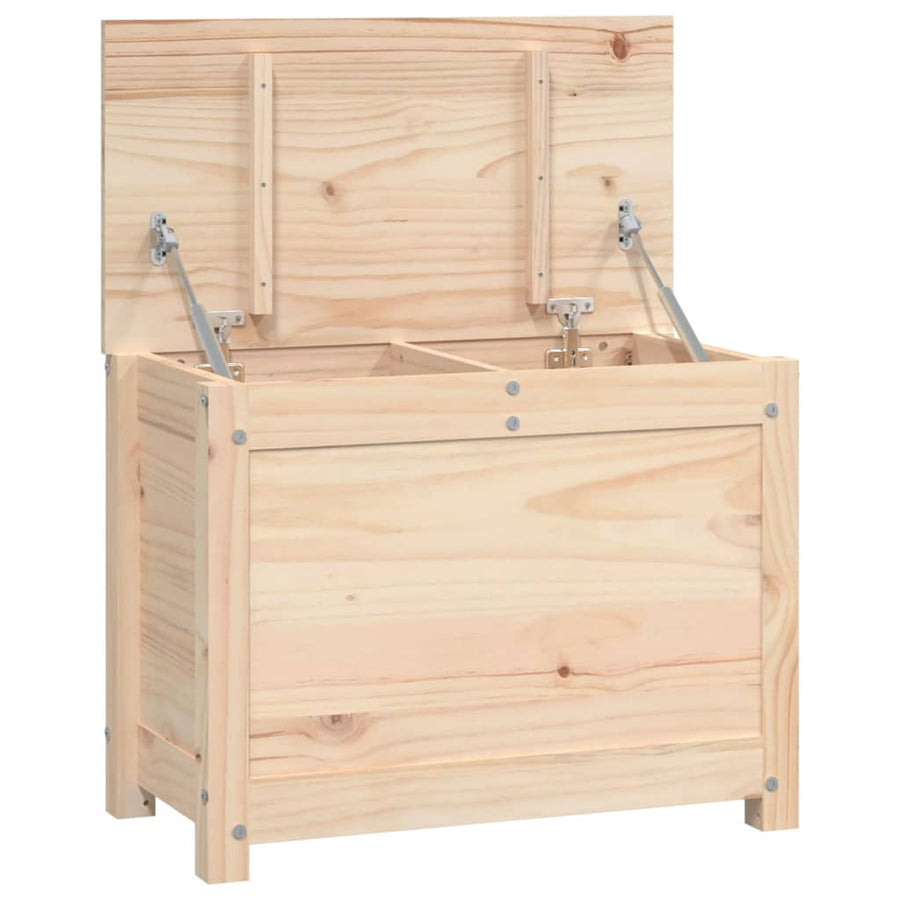 Opbergbox 60X32X45,5 Cm Massief Grenenhout 1 60 x 32 x 45.5 cm Naturel