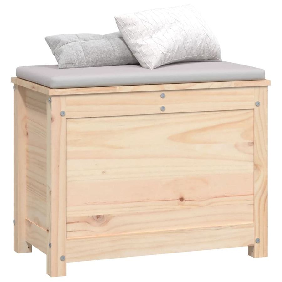 Opbergbox 60X32X45,5 Cm Massief Grenenhout 1 60 x 32 x 45.5 cm Naturel
