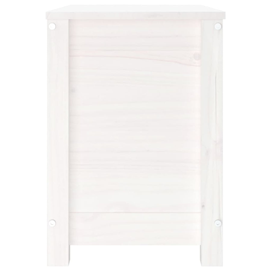 Opbergbox Wit 60X32X45,5 Cm Massief Grenenhout