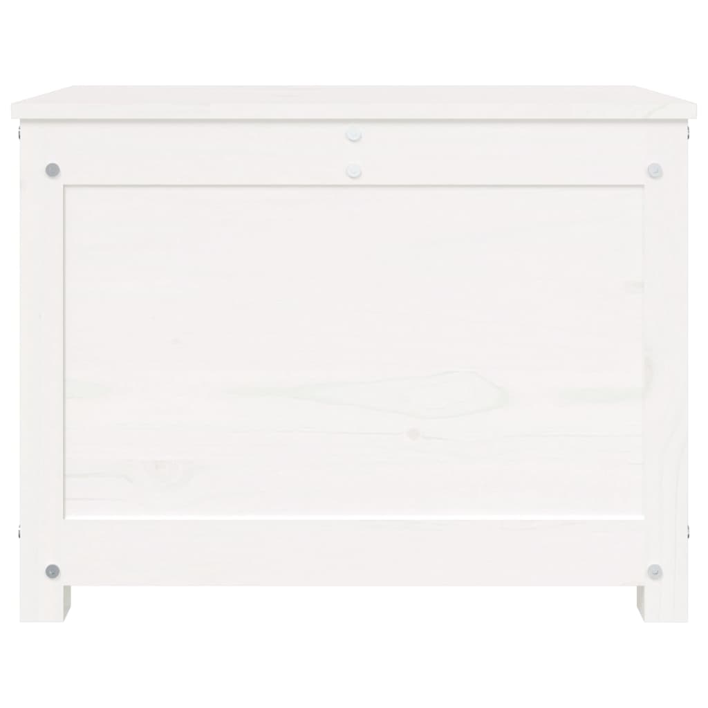 Opbergbox Wit 60X32X45,5 Cm Massief Grenenhout