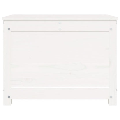 Opbergbox Wit 60X32X45,5 Cm Massief Grenenhout