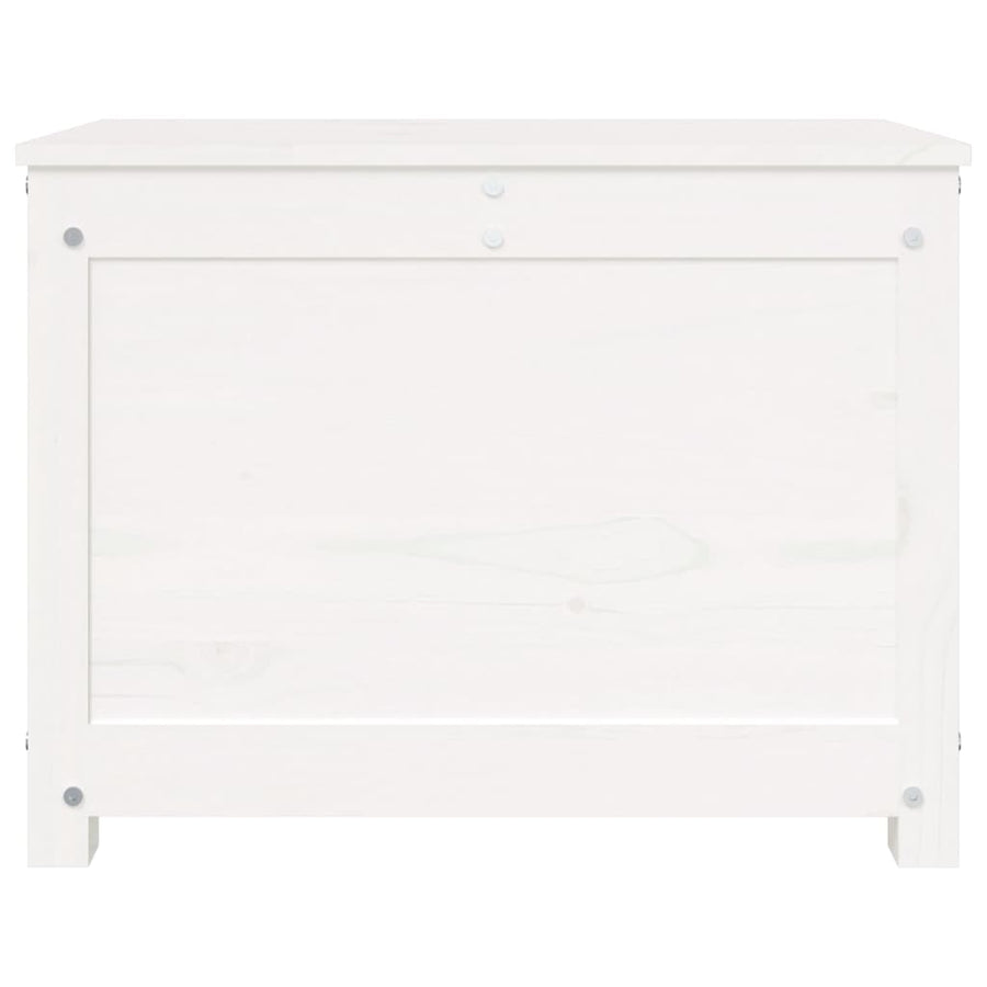 Opbergbox Wit 60X32X45,5 Cm Massief Grenenhout