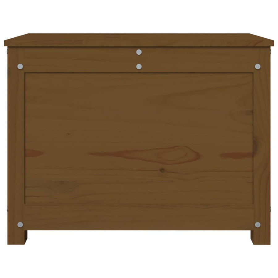 Opbergbox Honingbruin 60X32X45,5 Cm Massief Grenenhout
