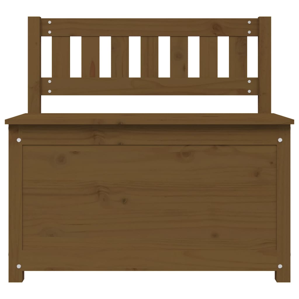Bankje 80X41X77 Cm Massief Grenenhout Honingbruin