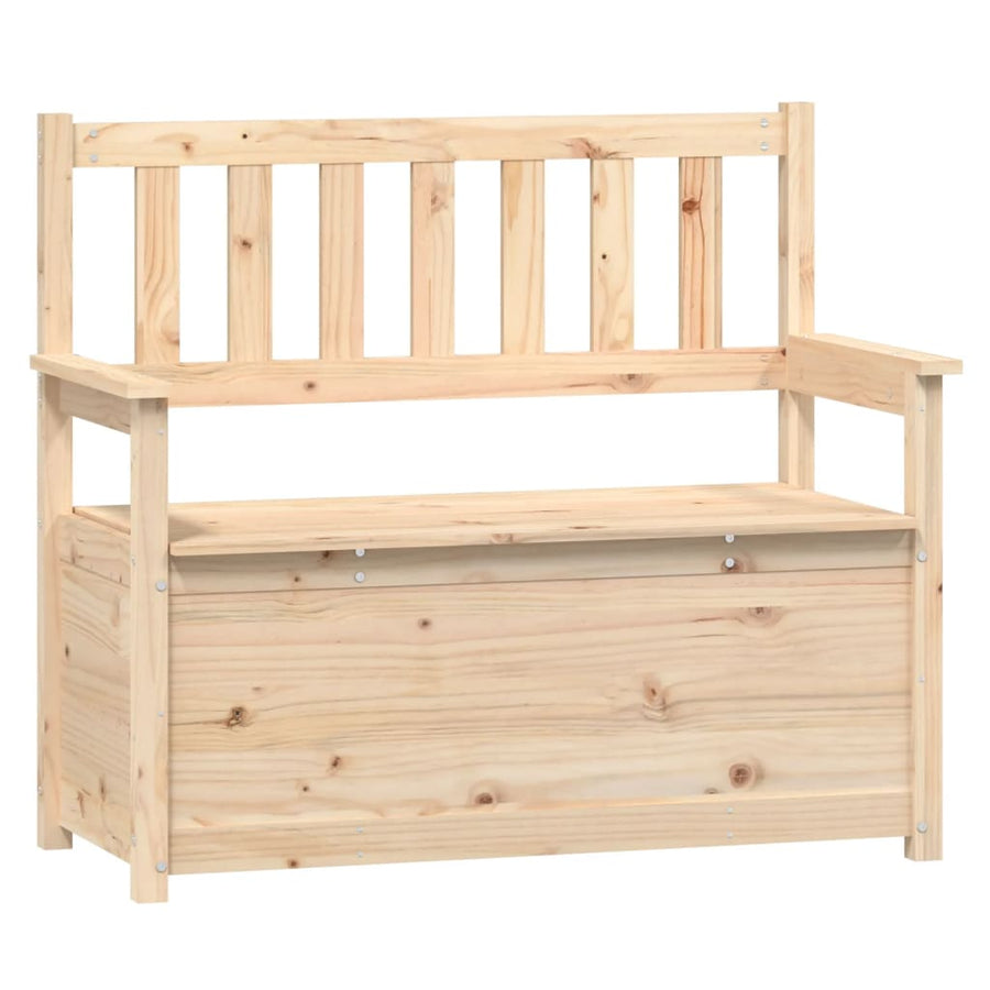 Bankje 112,5X51,5X96,5 Cm Massief Grenenhout Naturel