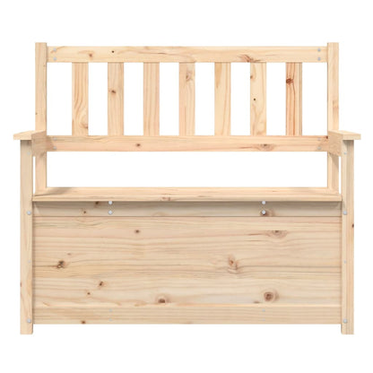 Bankje 112,5X51,5X96,5 Cm Massief Grenenhout Naturel