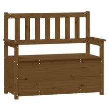 Bankje 112,5X51,5X96,5 Cm Massief Grenenhout Honingbruin
