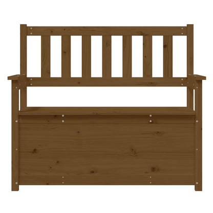 Bankje 112,5X51,5X96,5 Cm Massief Grenenhout Honingbruin