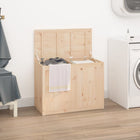 Wasmand massief grenenhout 88,5x44x66 cm