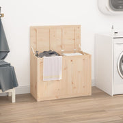 Wasmand massief grenenhout 88,5x44x66 cm