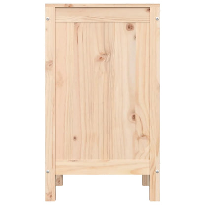 Wasmand 44x44x76 cm massief grenenhout