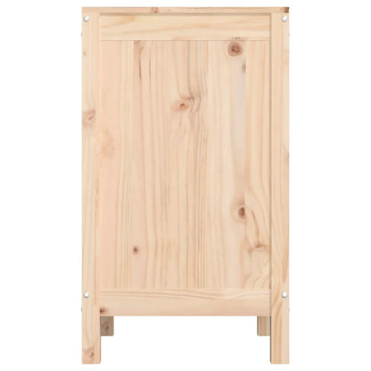 Wasmand 44x44x76 cm massief grenenhout