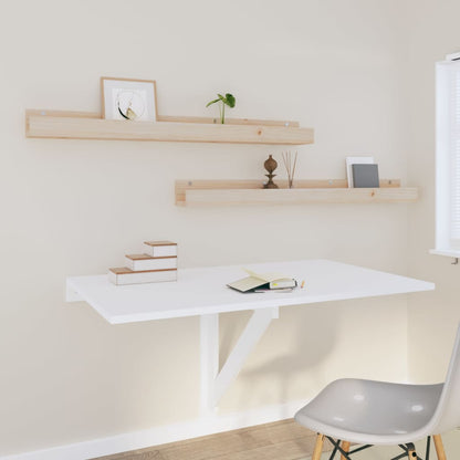 Wandschappen 2 St 110X12X9 Cm Massief Grenenhout 110 x 12 x 9 cm Naturel