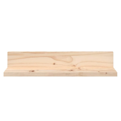 Wandkasten 2 St 50X11X9 Cm Massief Grenenhout 50 x 11 x 9 cm Naturel