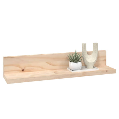 Wandkasten 2 St 50X11X9 Cm Massief Grenenhout 50 x 11 x 9 cm Naturel