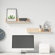 Wall cabinets 2 pcs 50x11x9 cm solid pine wood