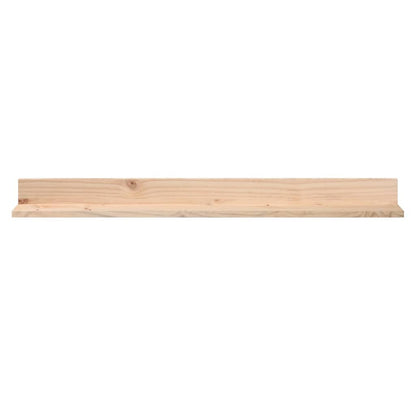 Wandkasten 2 St 110X11X9 Cm Massief Grenenhout 110 x 11 x 9 cm Naturel