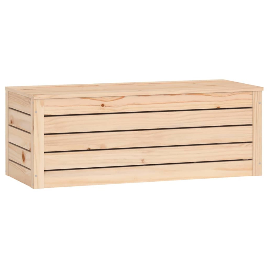 Opbergbox 89X36,5X33 Cm Massief Grenenhout
