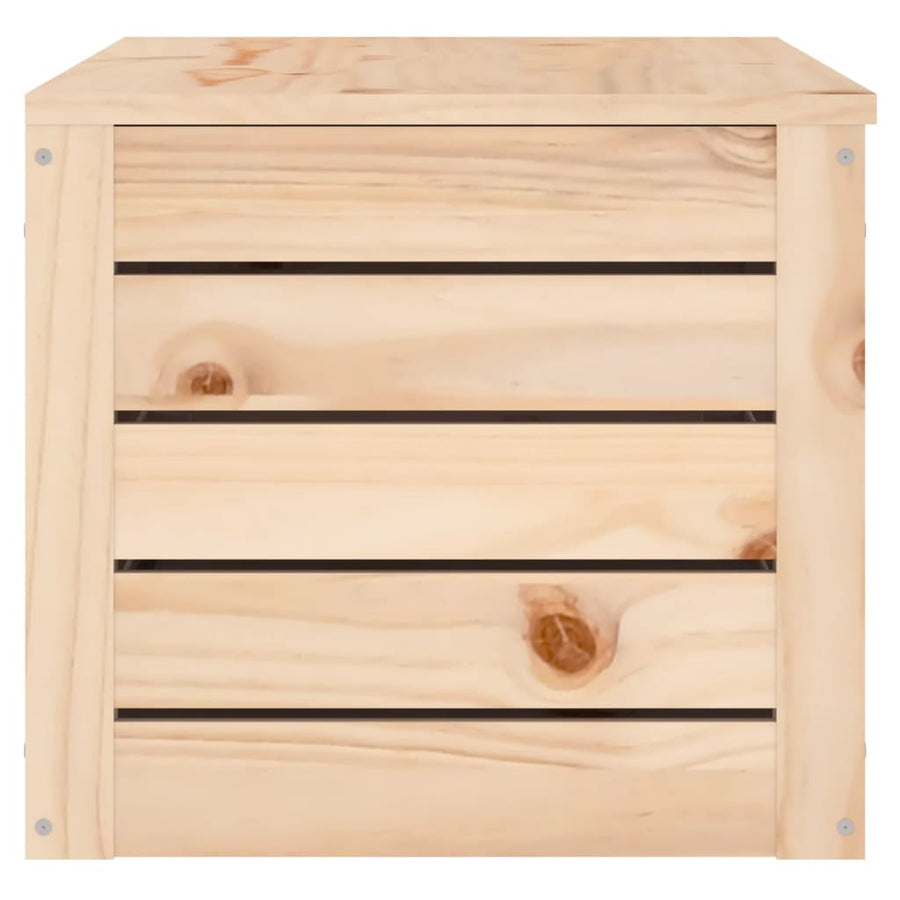 Opbergbox 89X36,5X33 Cm Massief Grenenhout