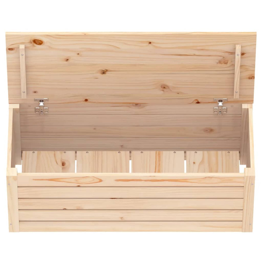 Opbergbox 89X36,5X33 Cm Massief Grenenhout