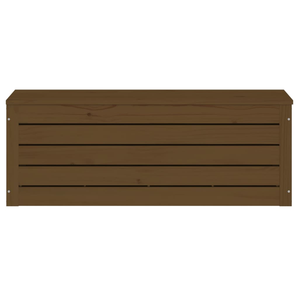 Opbergbox Honingbruin 89X36,5X33 Cm Massief Grenenhout