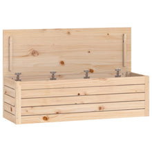 Opbergbox 109X36,5X33 Cm Massief Grenenhout