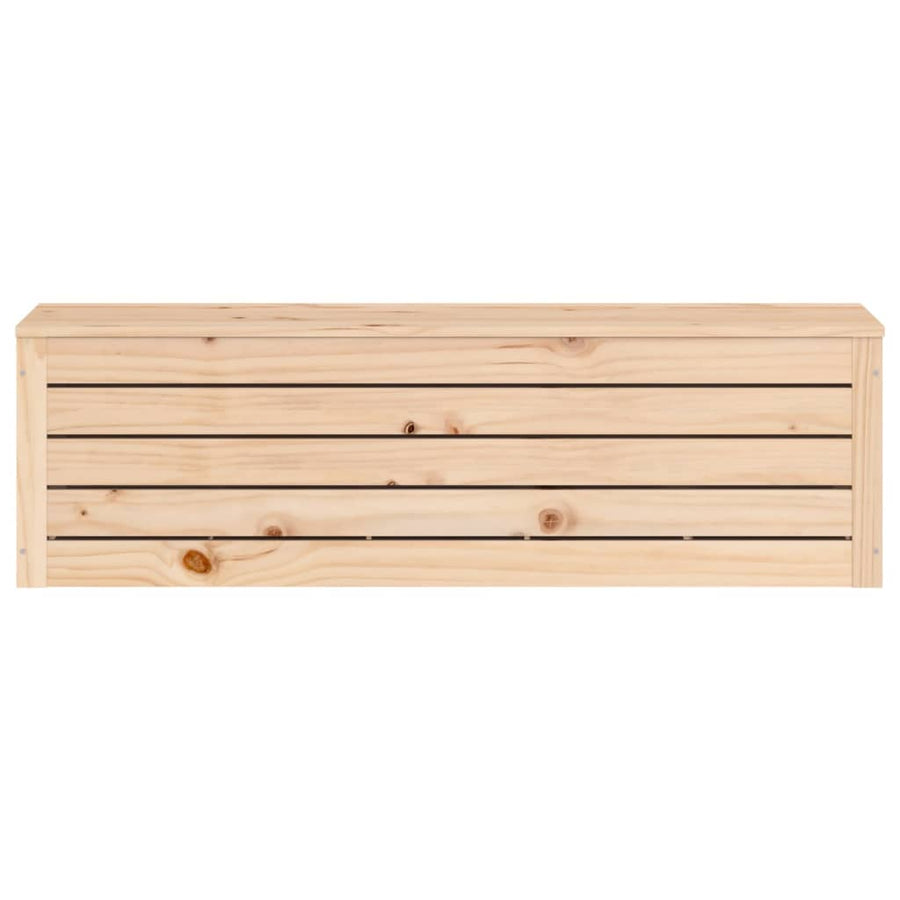 Opbergbox 109X36,5X33 Cm Massief Grenenhout