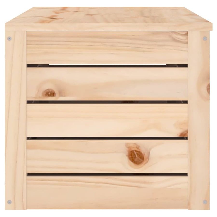 Opbergbox 109X36,5X33 Cm Massief Grenenhout