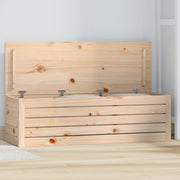 Opbergbox 109x36,5x33 cm massief grenenhout