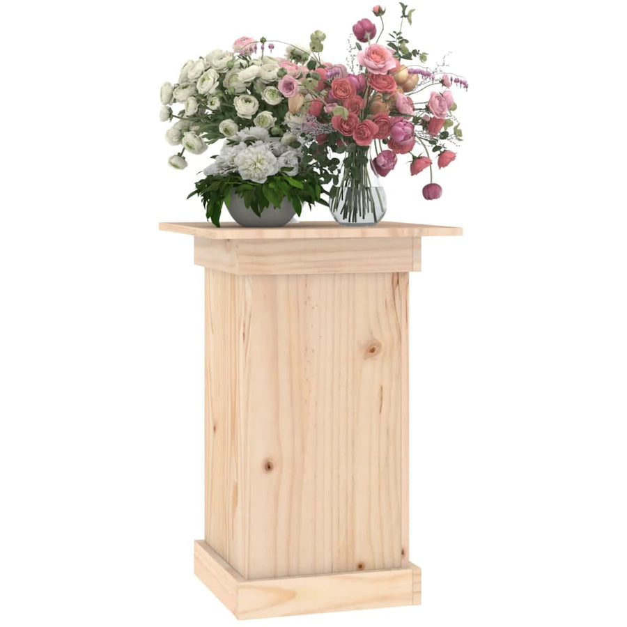 Bloemenstandaard 40X40X60 Cm Massief Grenenhout
