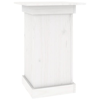 Bloemenstandaard 40x40x60 cm massief grenenhout wit 40 x 40 x 60 cm Wit