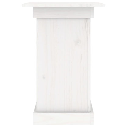 Bloemenstandaard 40x40x60 cm massief grenenhout wit 40 x 40 x 60 cm Wit
