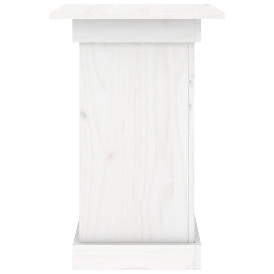 Bloemenstandaard 40x40x60 cm massief grenenhout wit 40 x 40 x 60 cm Wit