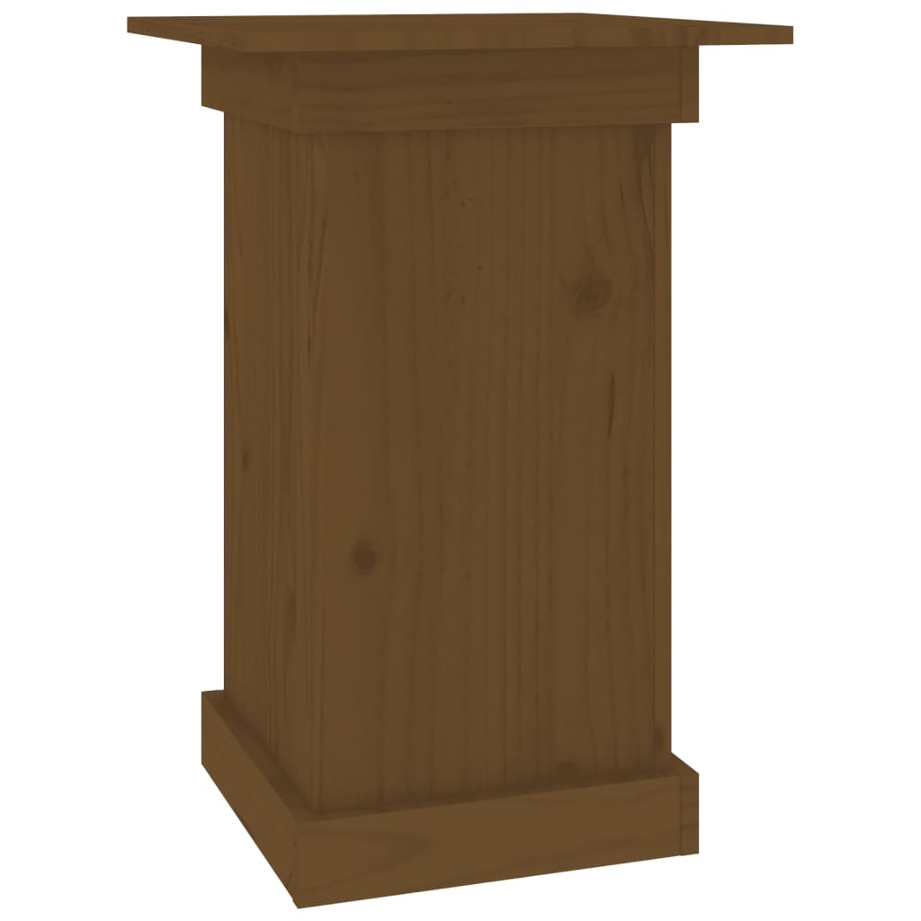 Bloemenstandaard 40x40x60 cm massief grenenhout honingbruin 40 x 40 x 60 cm Honingbruin