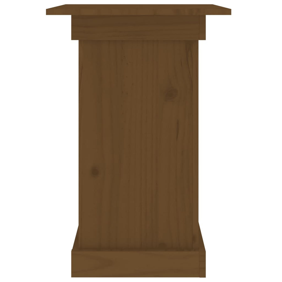 Bloemenstandaard 40x40x60 cm massief grenenhout honingbruin 40 x 40 x 60 cm Honingbruin