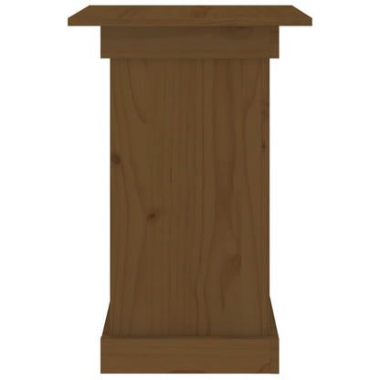Bloemenstandaard 40x40x60 cm massief grenenhout honingbruin 40 x 40 x 60 cm Honingbruin