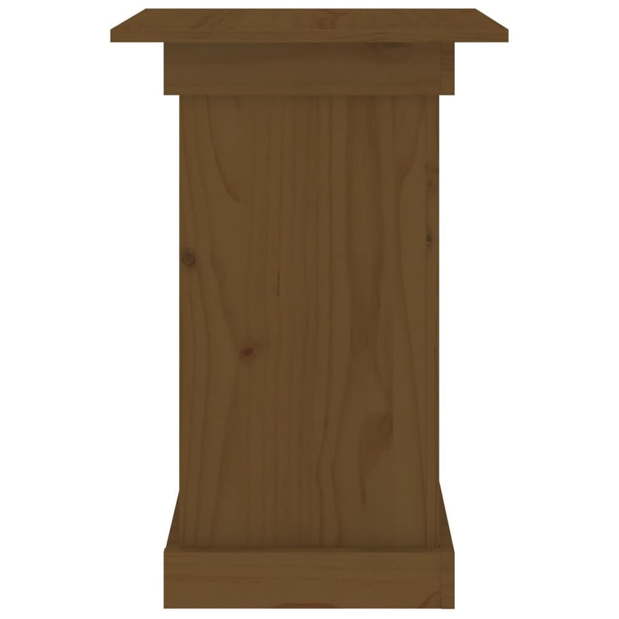 Bloemenstandaard 40x40x60 cm massief grenenhout honingbruin 40 x 40 x 60 cm Honingbruin