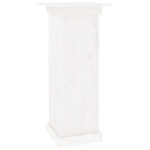 Bloemenstandaard 40x40x90 cm massief grenenhout wit 40 x 40 x 90 cm Wit