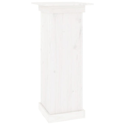 Bloemenstandaard 40x40x90 cm massief grenenhout wit 40 x 40 x 90 cm Wit