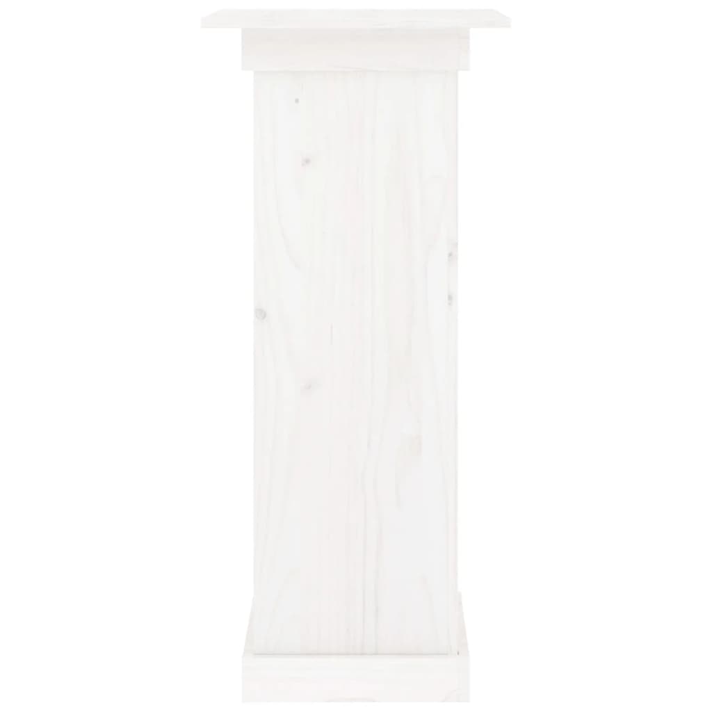 Bloemenstandaard 40x40x90 cm massief grenenhout wit 40 x 40 x 90 cm Wit
