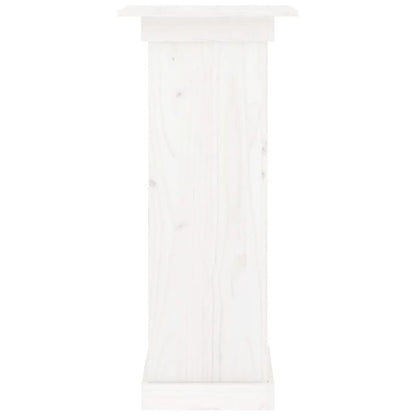Bloemenstandaard 40x40x90 cm massief grenenhout wit 40 x 40 x 90 cm Wit