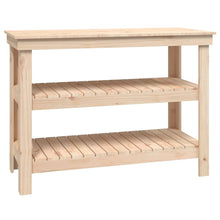 Werkbank 0,5X50X80 Cm Massief Grenenhout 110.5 x 50 x 80 cm Naturel