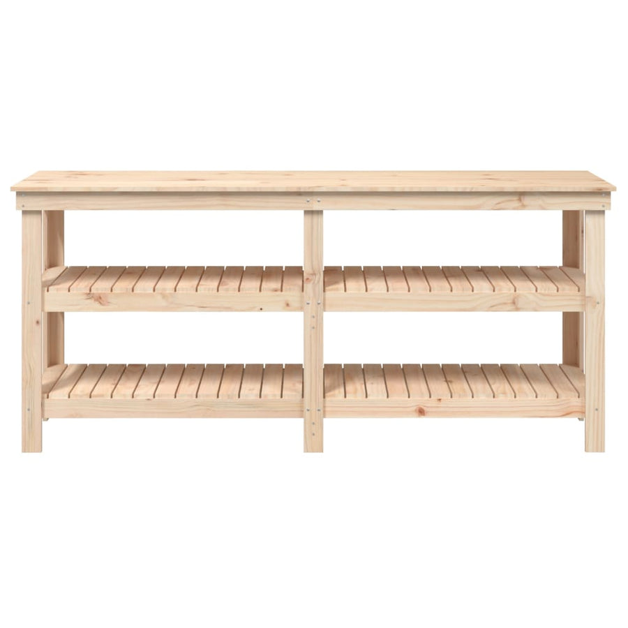 Werkbank 181X50X80 Cm Massief Grenenhout